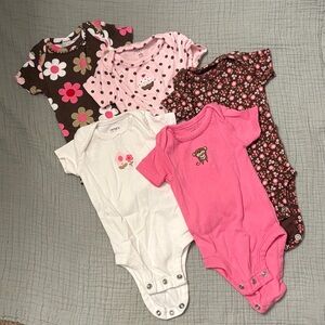 Carter's Floral and Polka Dot Bodysuit Collection